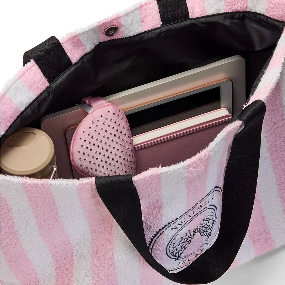 Victoria’s Secret Angel Essentials Terry Beach Tote Bag - Picture 3 of 7